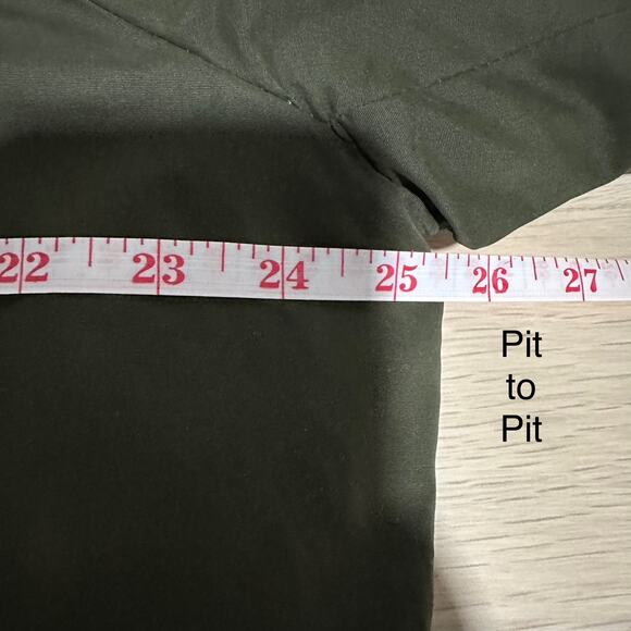 Guess Women’s Faux Fur Trim Convertible Parka Winter Coat in Green Size XXL - Picture 12 of 15